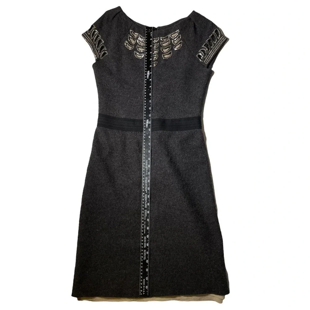 Women Tory Burch‎ 'Minnie' Embellished Wool Dress Size S